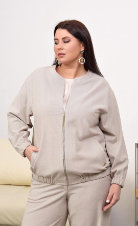 Жакет на молнии *PREMIUM арт.3631