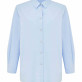 Бледно-голубая хлопковая рубашка арт.3474