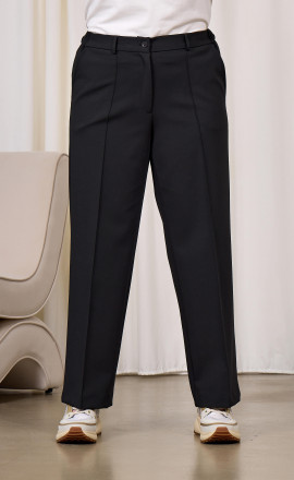 Прямые брюки с застроченными стрелками арт.4306