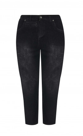 Черные зауженные джинсы арт.3118
