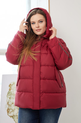 Зимняя куртка, темно-красная арт.2617