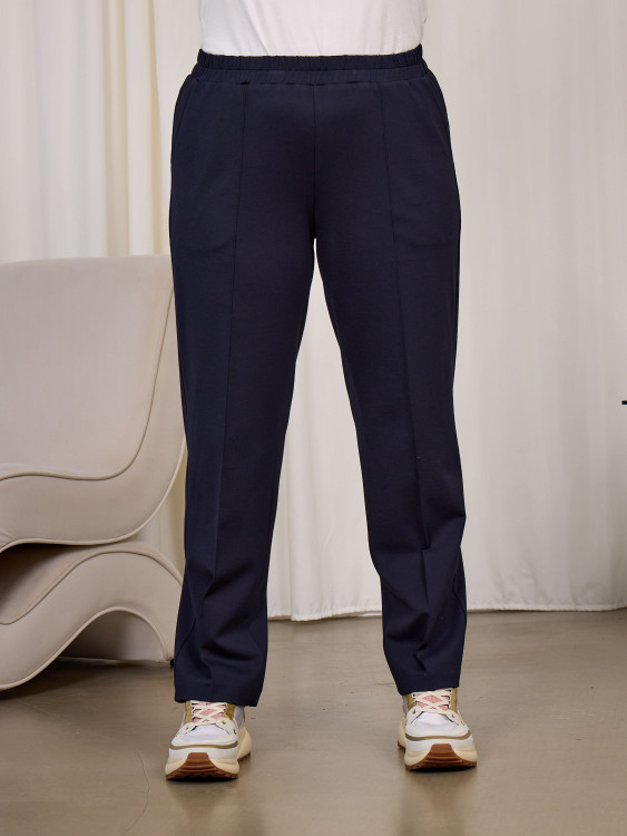 Зауженные синие брюки арт.4325