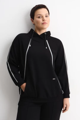 Свитшот с декоративной тесьмой арт.4371