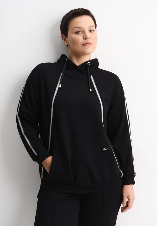 Свитшот с декоративной тесьмой арт.4371