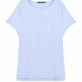 Голубая футболка с вышивкой арт.3605
