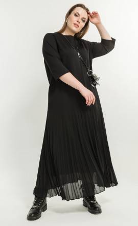 Вечернее черное платье 3149