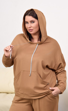 Бежевое худи арт.4348
