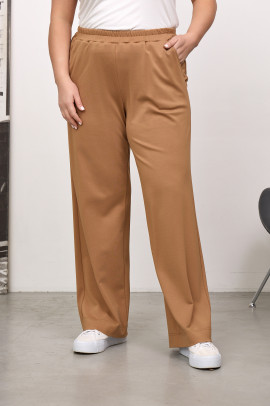 Прямые бежевые брюки арт.4343