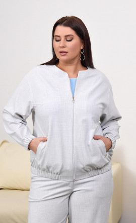 Жакет на молнии *PREMIUM арт.4358