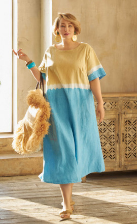 Льняное платье арт.3290