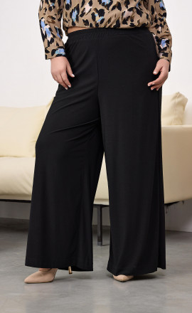 Черные свободные брюки арт.4366