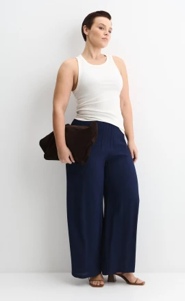 Брюки из жатой ткани арт.4096